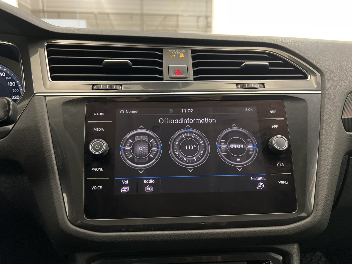 Volkswagen Tiguan Allspace TDI 4M Cockpit Värmare Navi Drag