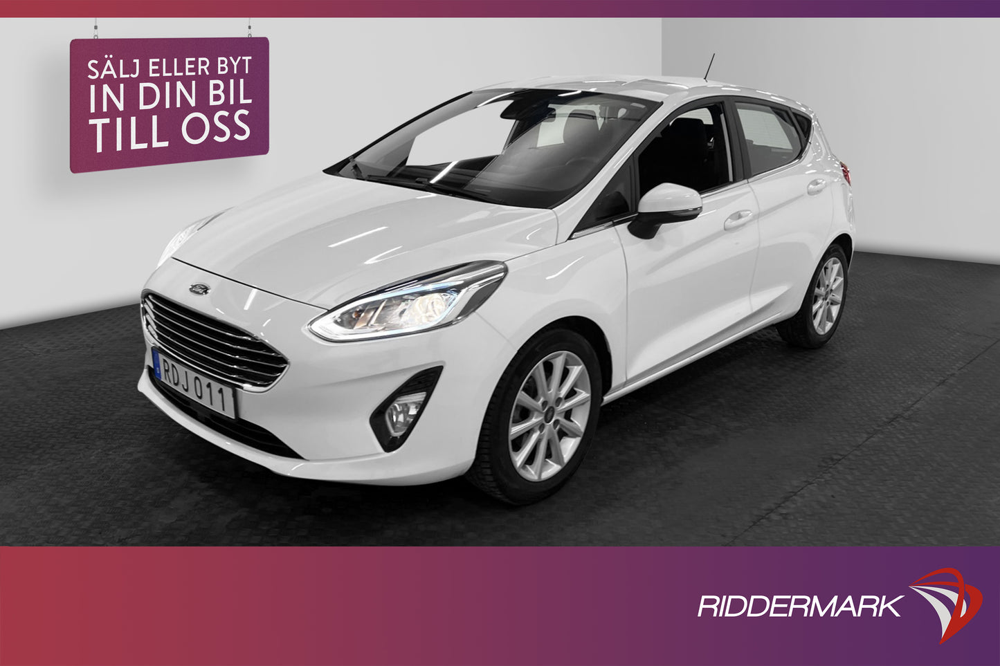 Ford Fiesta 1.0 EcoBoost 100hk Titanium Carplay Bluetooth