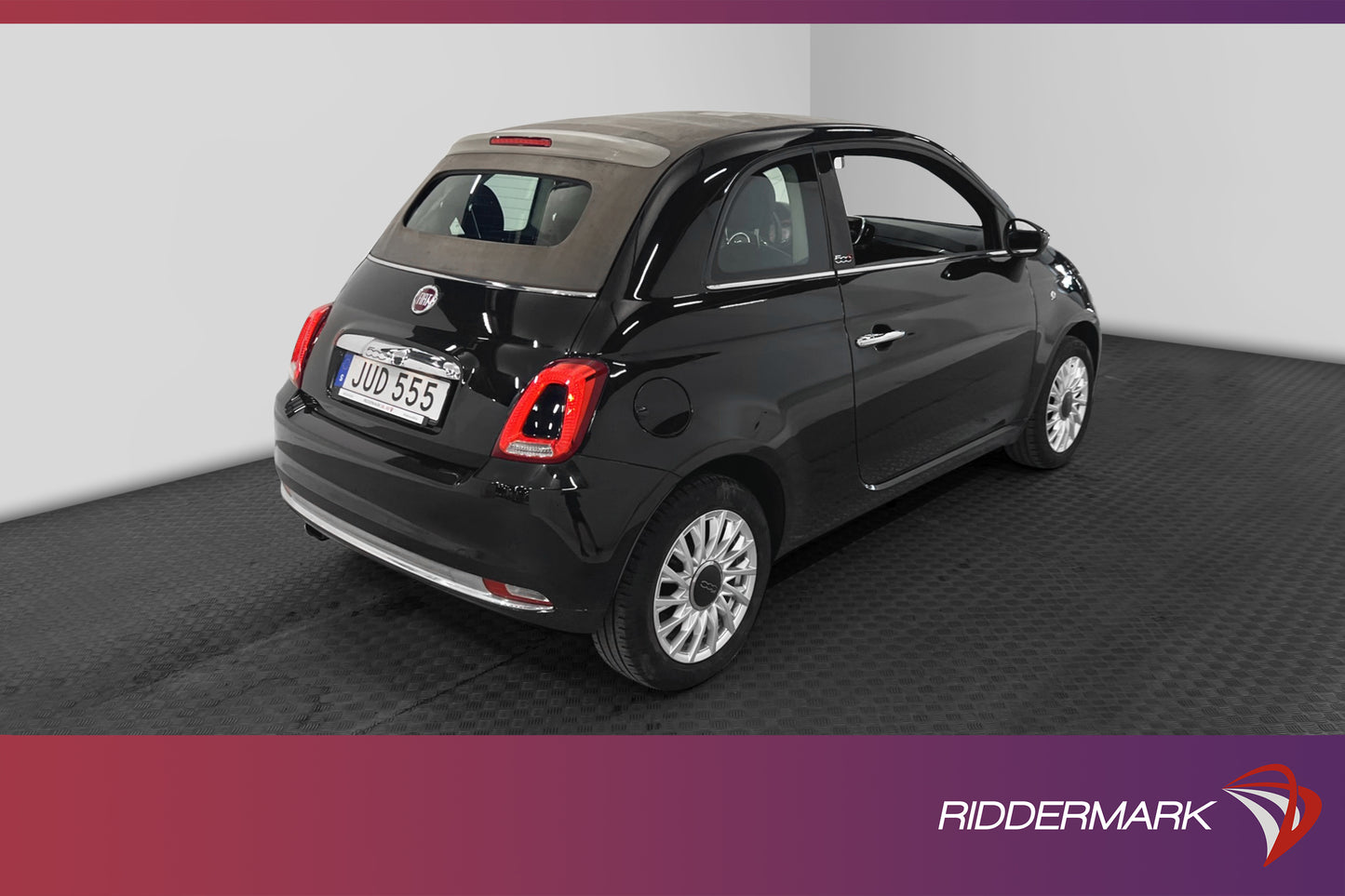 Fiat 500C 1.2 8V  69hk Cab P-sensorer Lågmil Nybytt kamrem