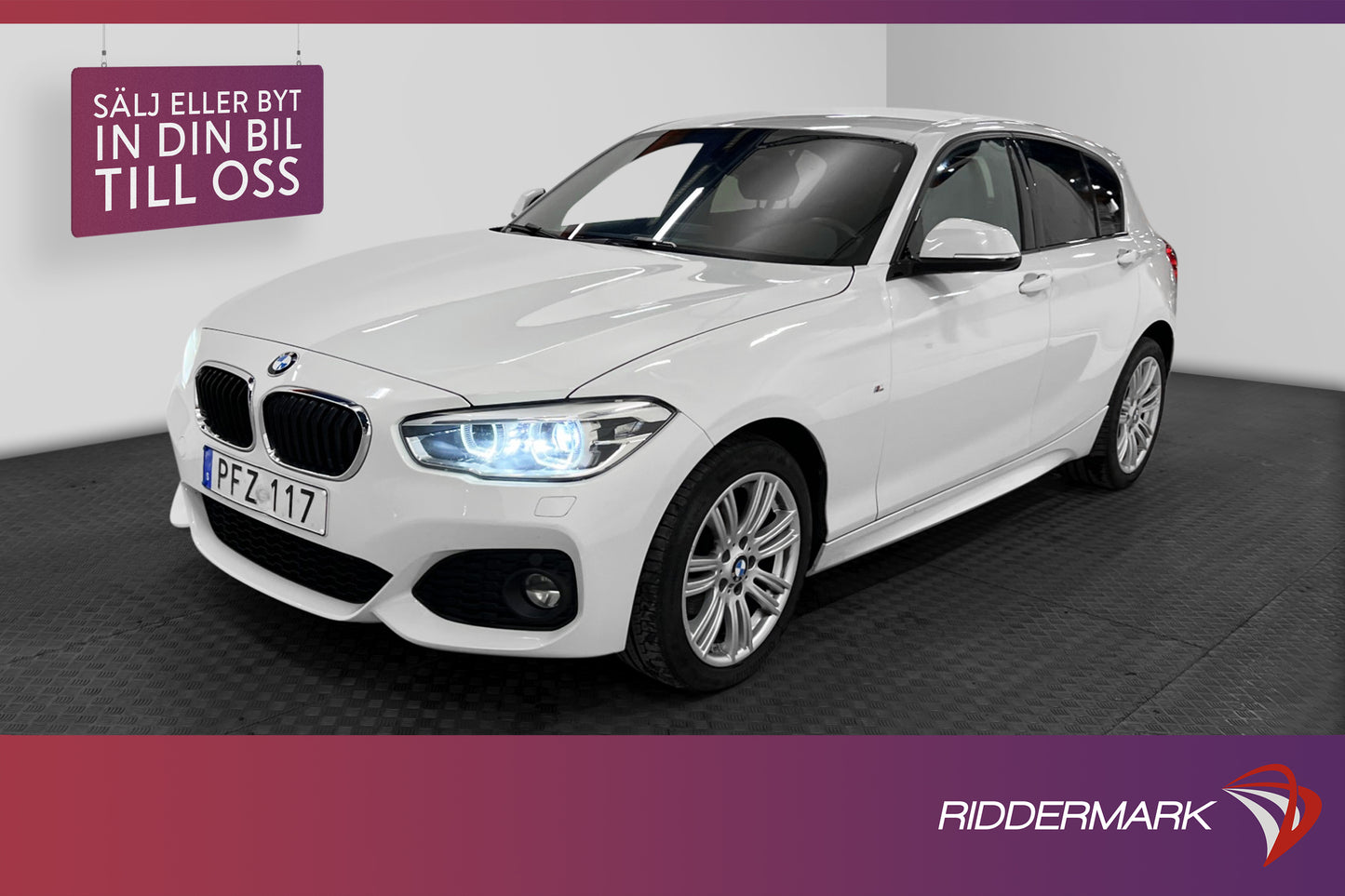 BMW 118d xDrive 150hk M-Sport H/K Sensorer 0.45L/mil