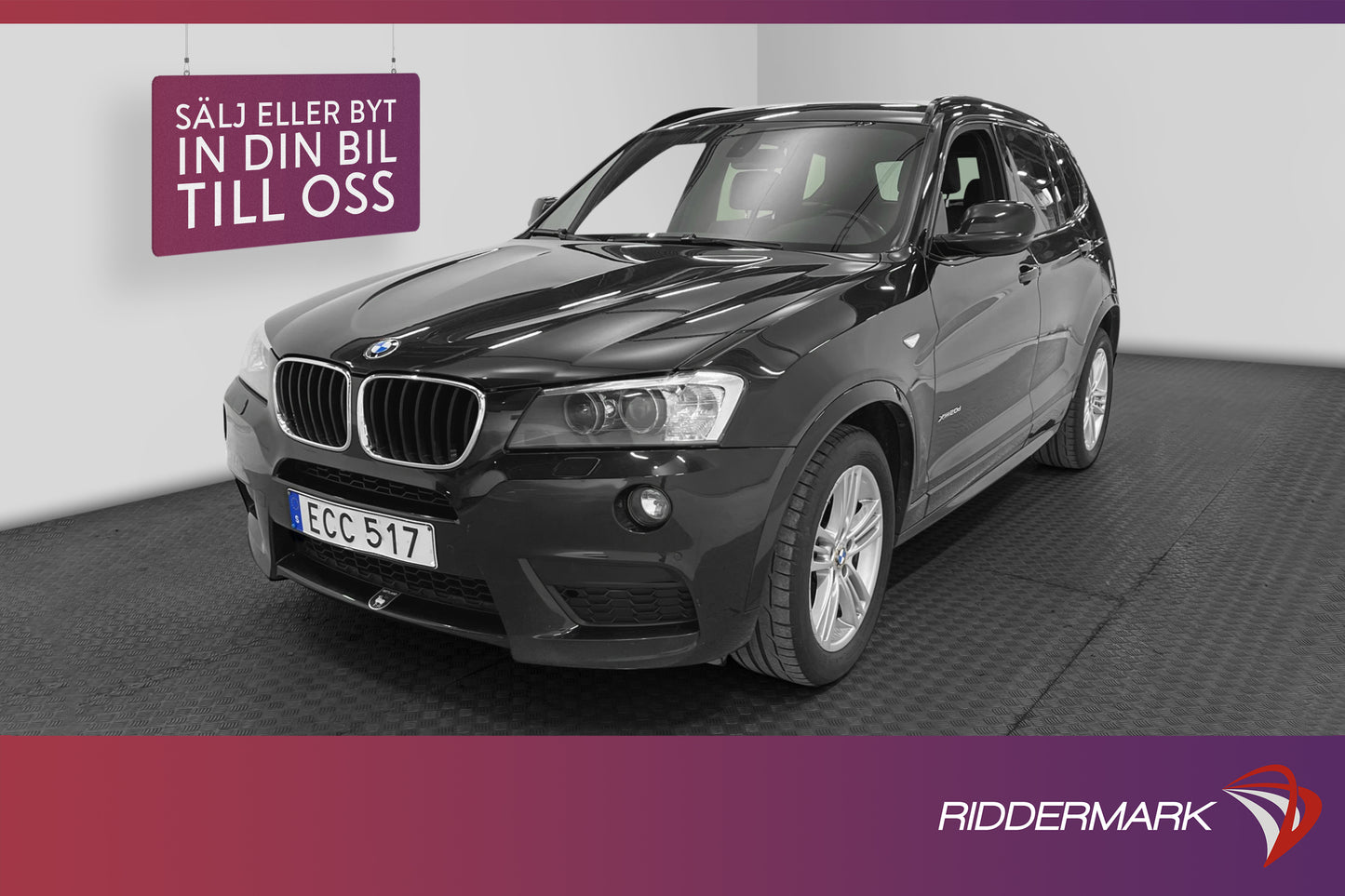 BMW X3 xDrive20d 184hk M Sport Läder B-Kamera Navi