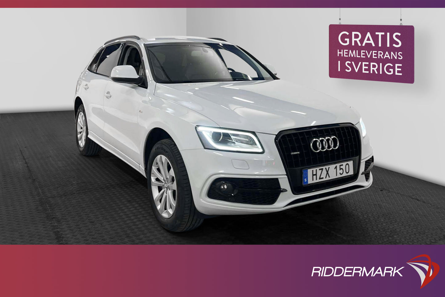 Audi Q5 2.0 TDI 190hk Quattro S-line Dragkrok Halvskinn