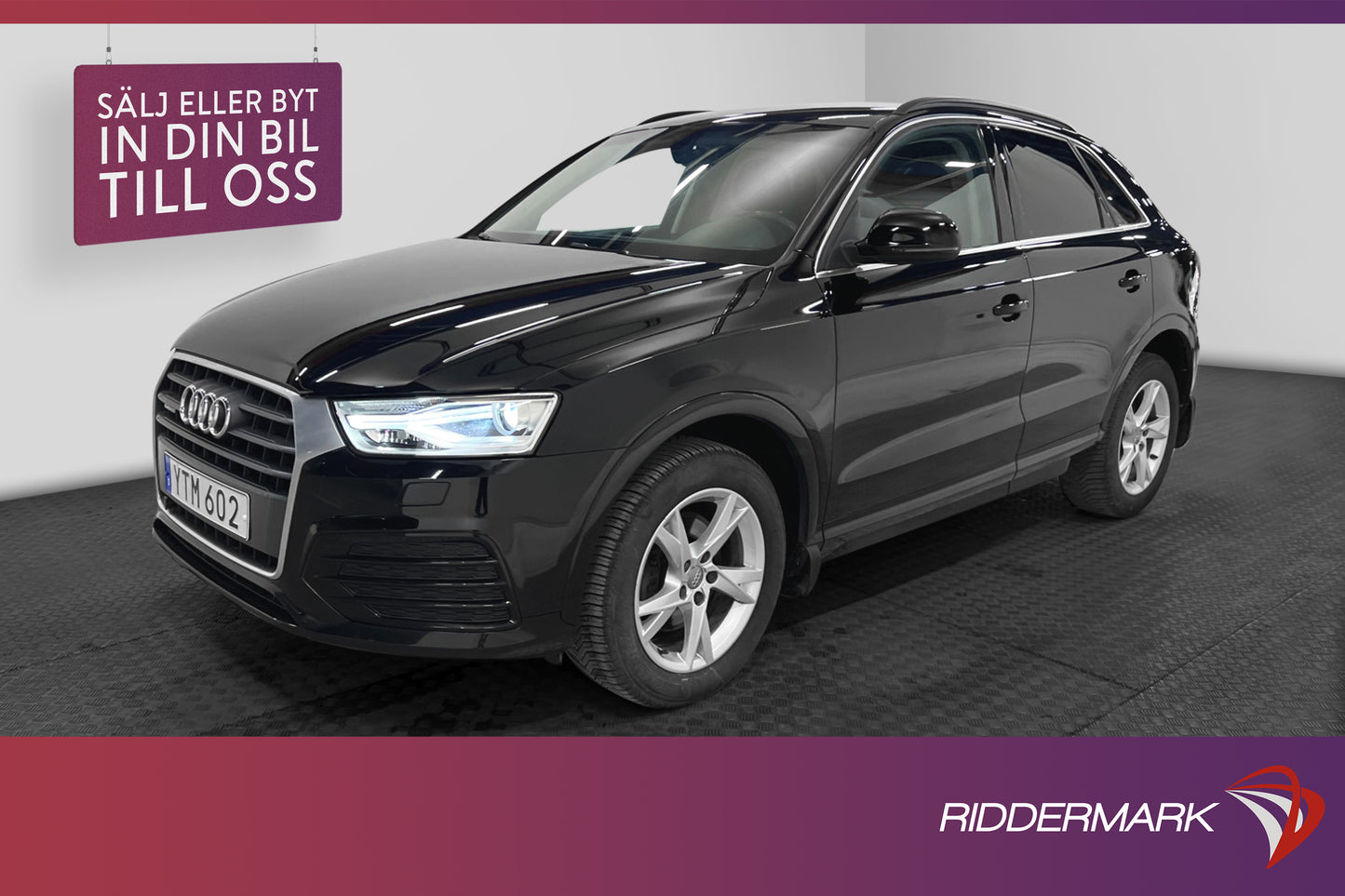 Audi Q3 2.0 150hk Quattro M-Värmare Välservad 0,49l/mil