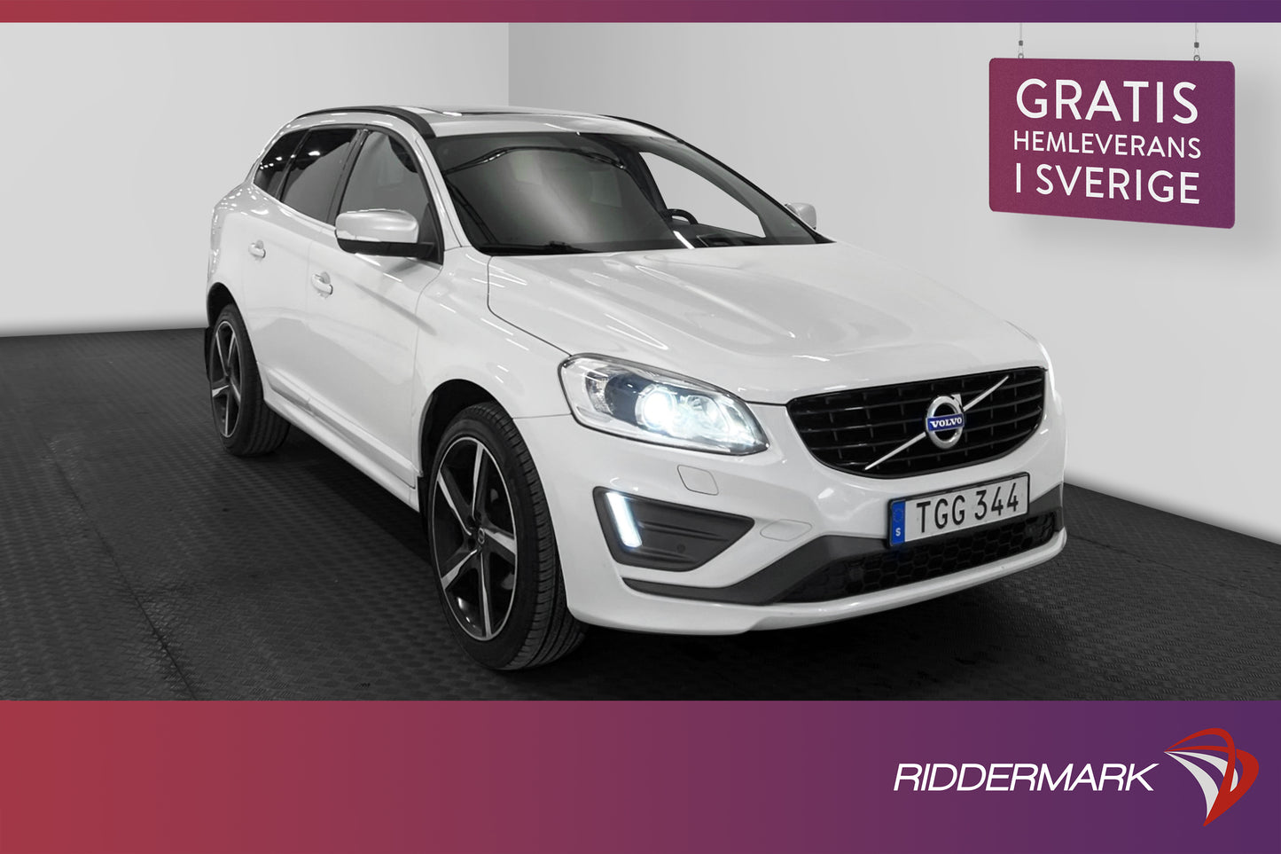 Volvo XC60 D4 AWD 190hk R-Design D-Värm Pano VOC Navi Drag