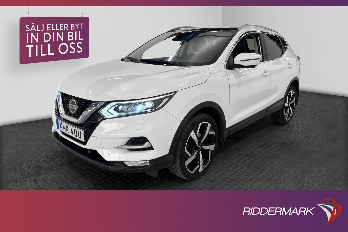 Nissan Qashqai 1.3 160hk Tekna Pano 360° Navi 0.58L/Mil