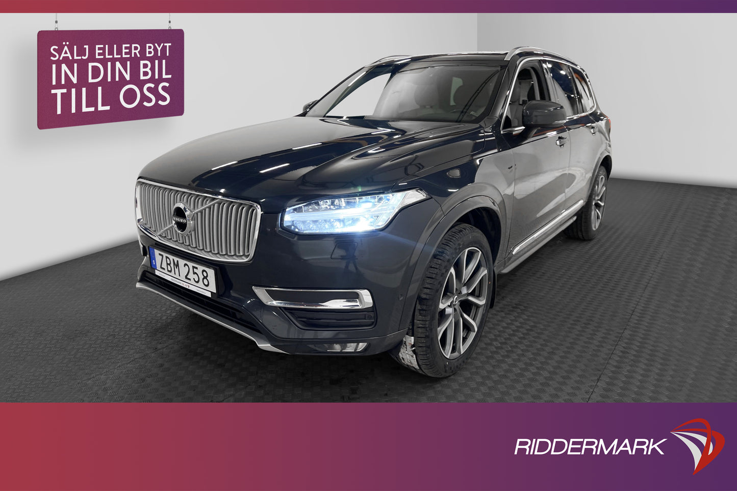 Volvo XC90 D5 AWD 235hk Inscription VOC Värm Skinn Välservad