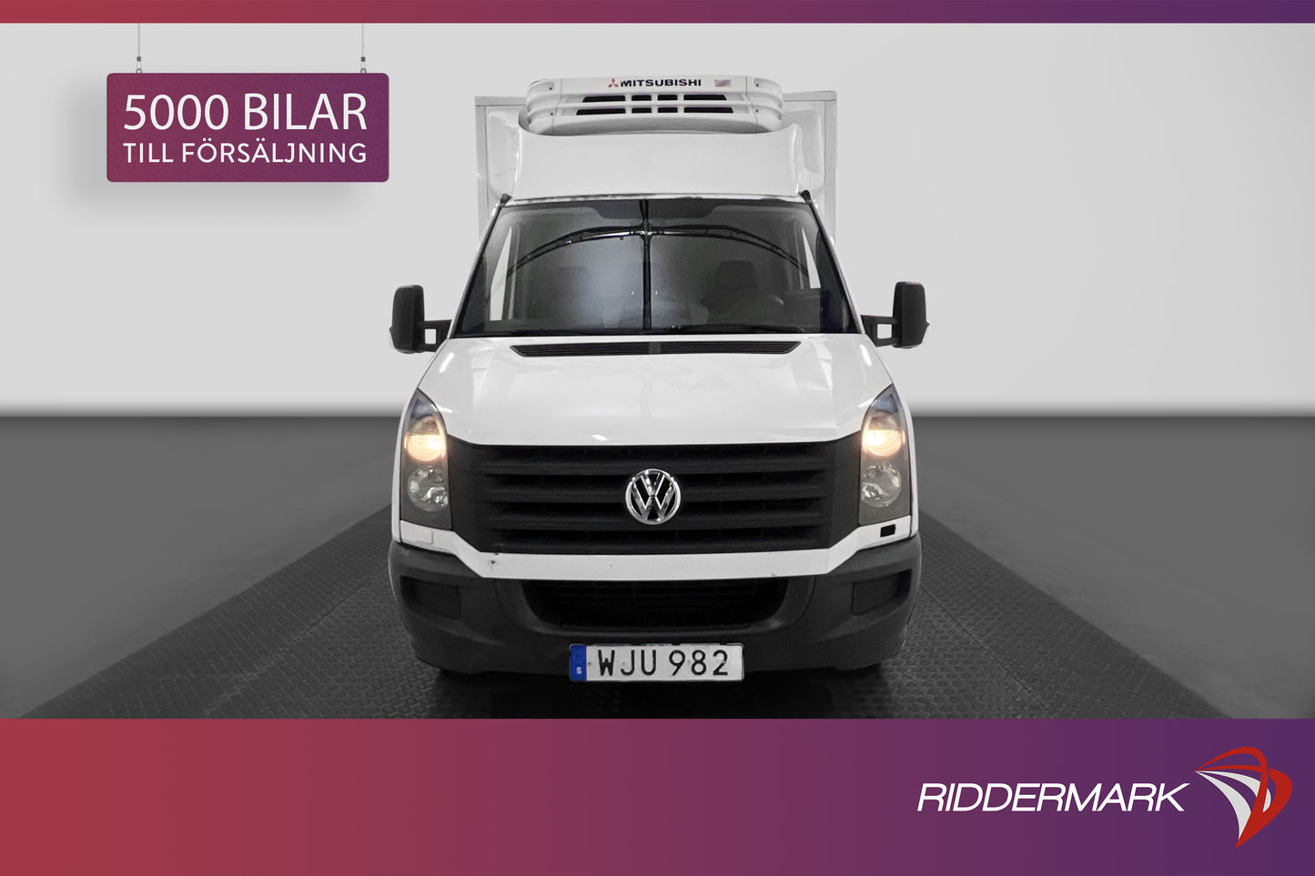 Volkswagen Crafter KYLBIL 2.0TDI Bakgavellyft Sidodörr Moms