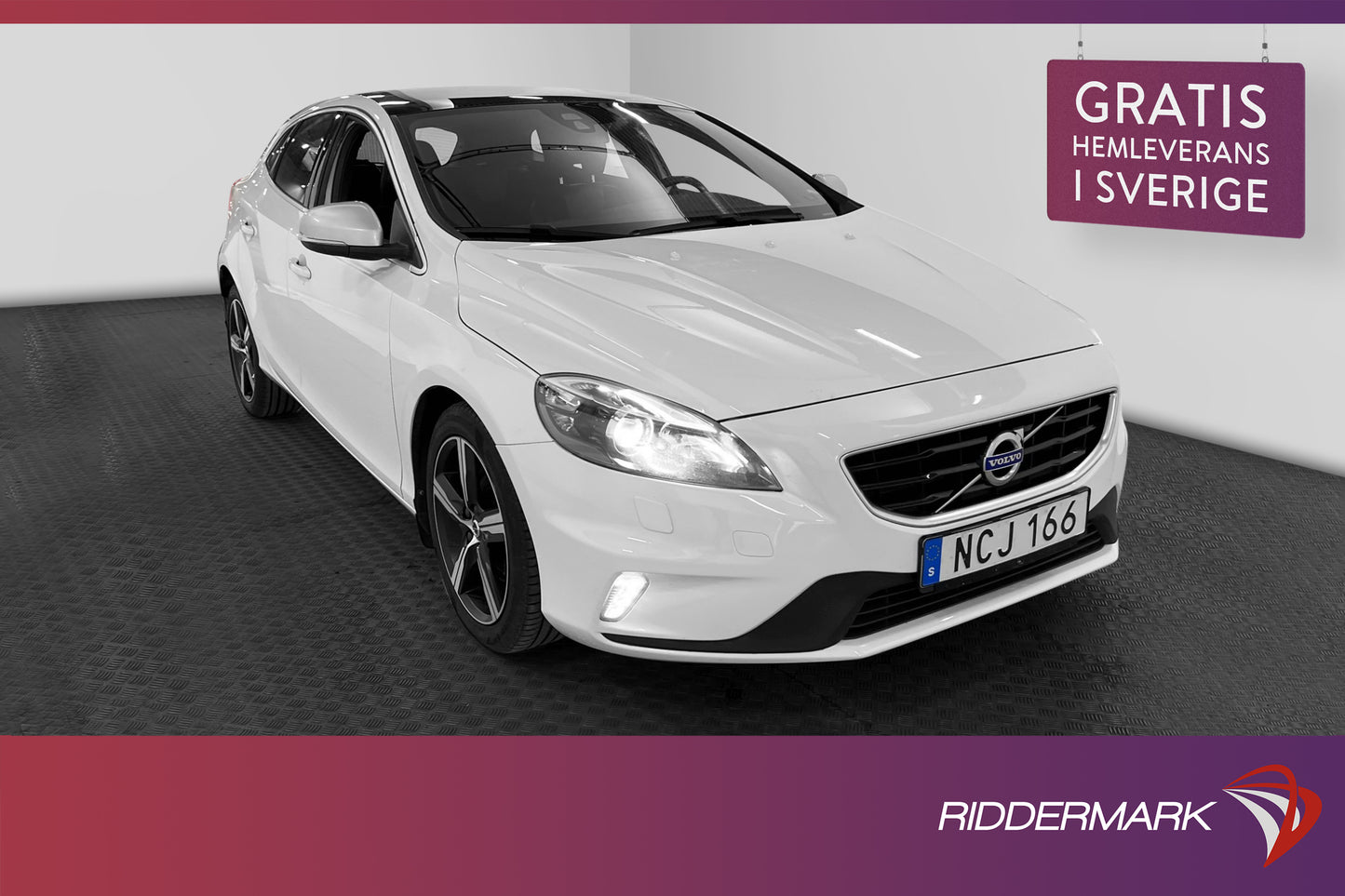 Volvo V40 D2 120hk R-Design D-Värmare Pano VOC Bytt kamrem