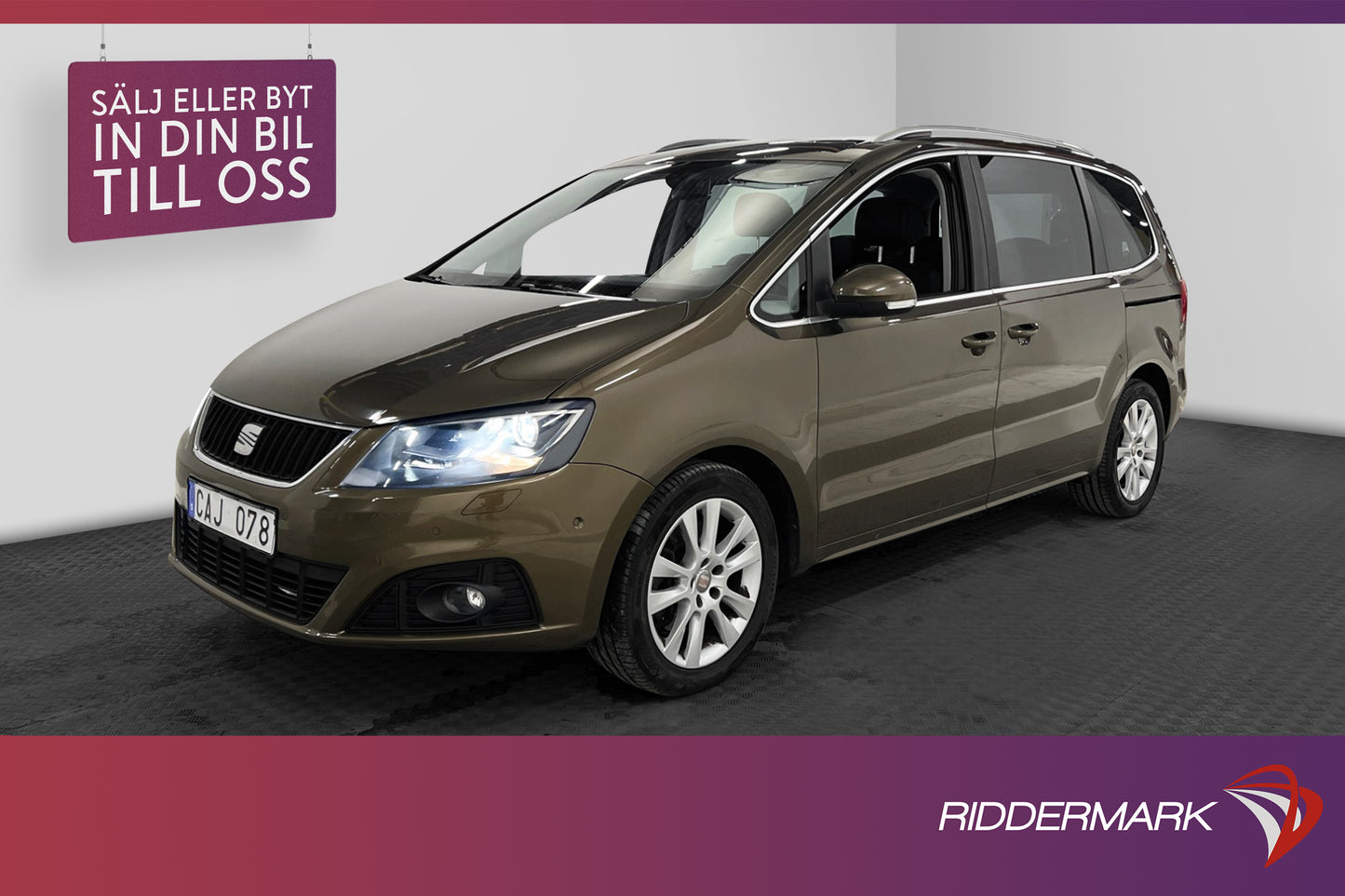 SEAT Alhambra TDI Style Advanced 7-sits Pano Skinn Drag