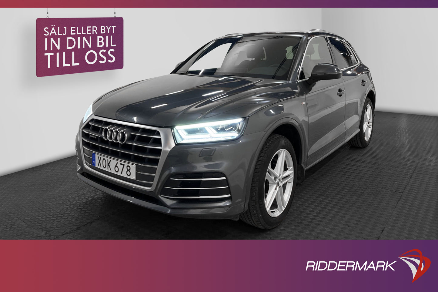 Audi Q5 2.0 TDI quattro  Full S-line Cockpit B&O Navi D-värm