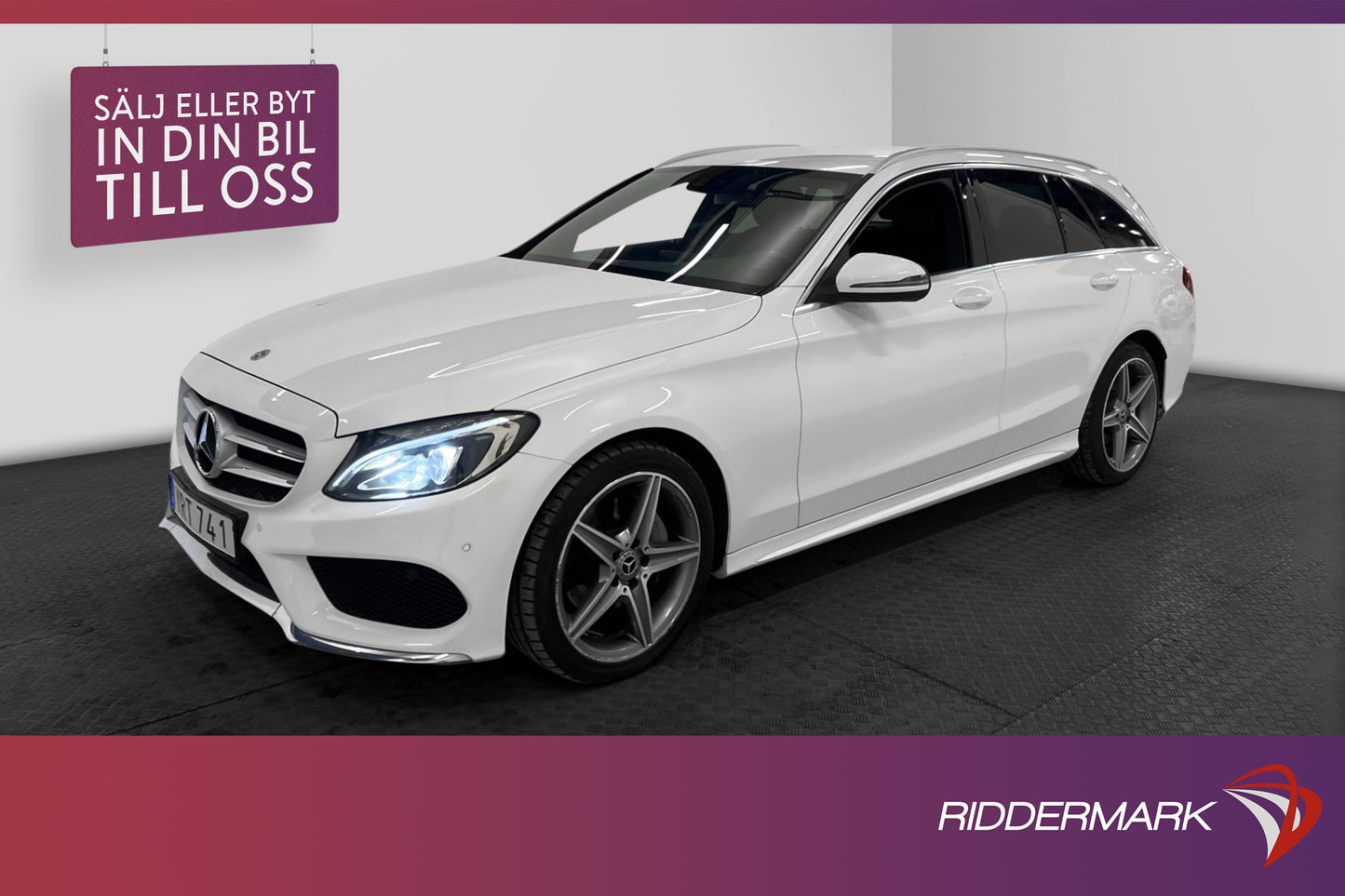 Mercedes-Benz C 220 T d 170hk AMG Burmester Skinn Dragkrok