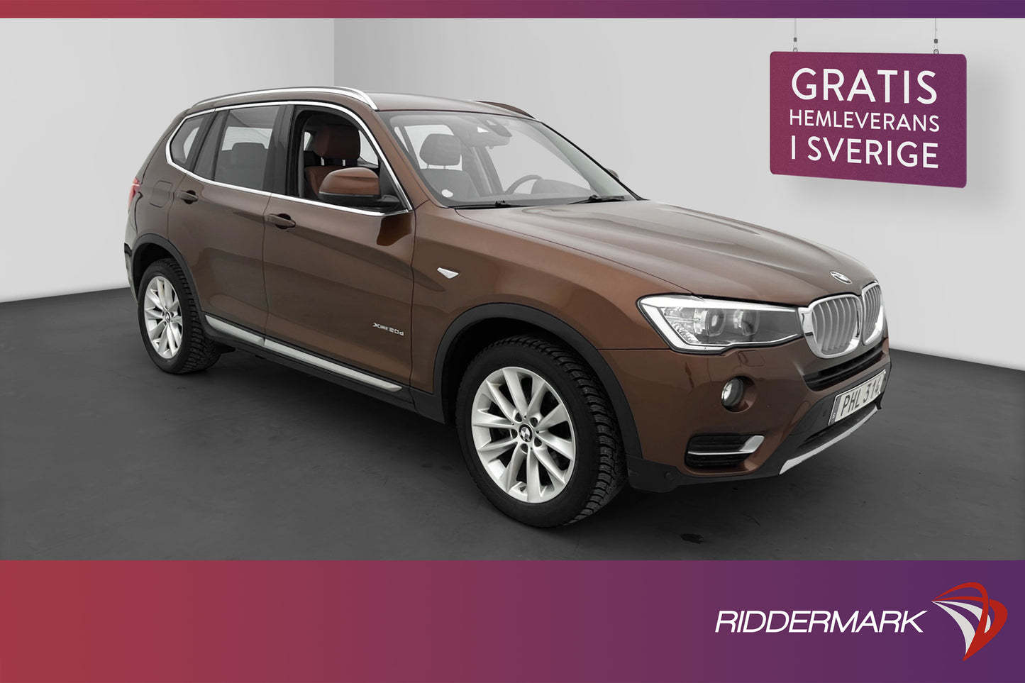 BMW X3 xDrive20d xLine D-värme B-kamera Skinn PDC 190hk