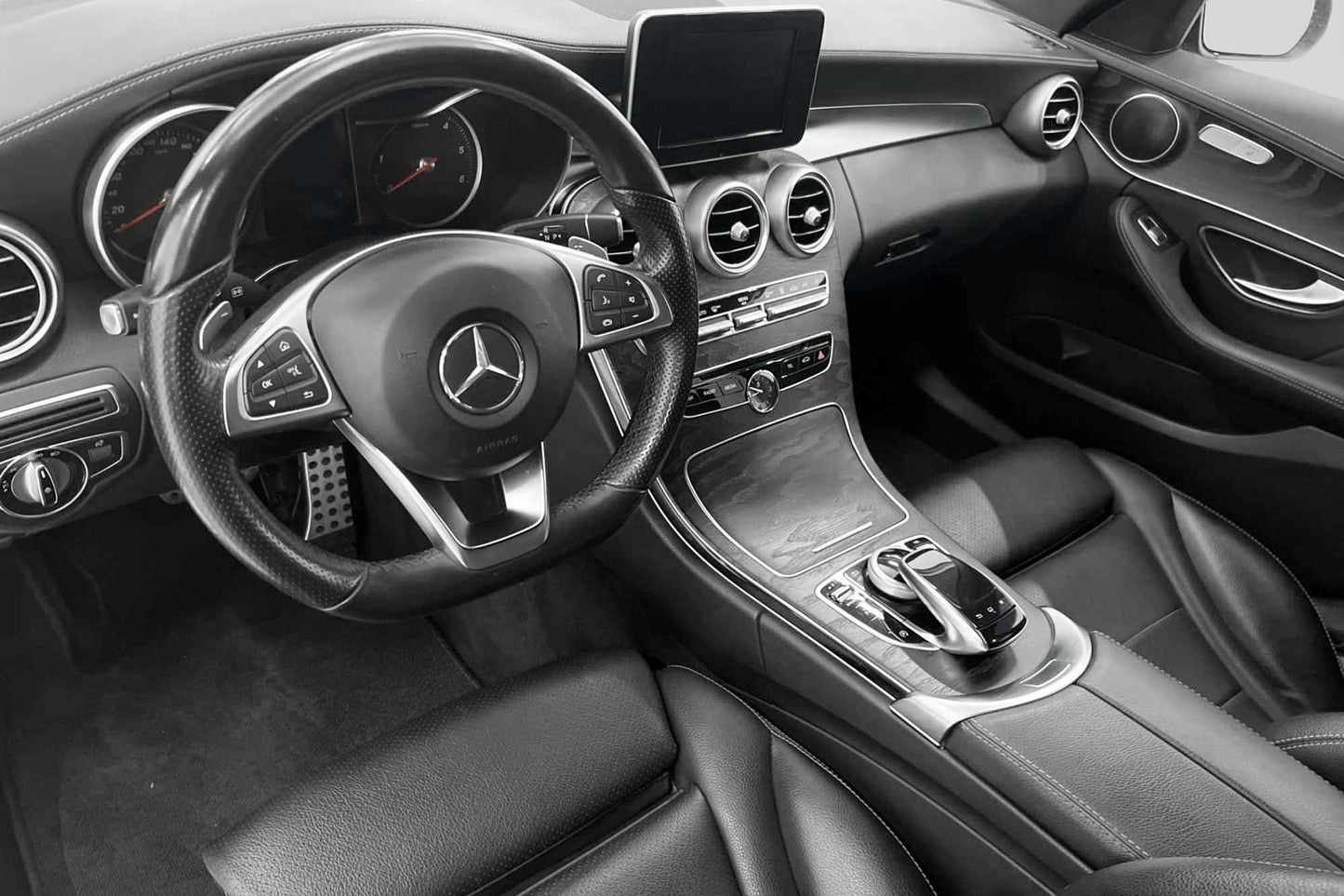 Mercedes-Benz C 220 170hk AMG D-Värmare Skinn Navi 1 Brukare