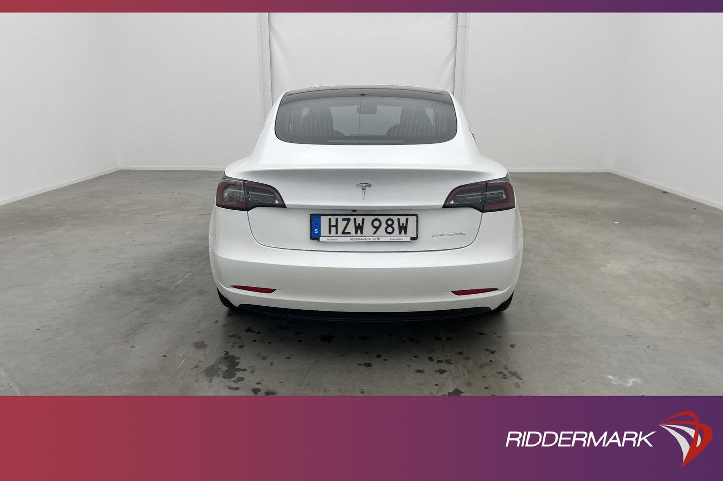 Tesla Model 3 Long Range AWD 440hk En-Brukare Uppgraderad-AP