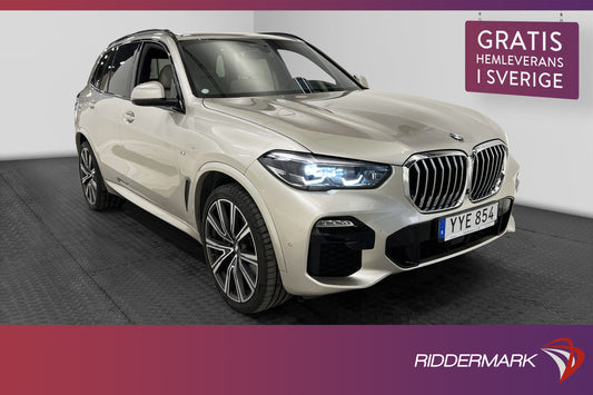 BMW X5 xDrive40i 340hk M Sport Pano H/K Värmare 360° Drag