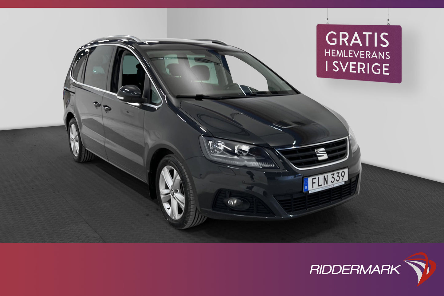 SEAT Alhambra 2.0 TDI 7-sits Drag D-värme P-sensorer 184hk