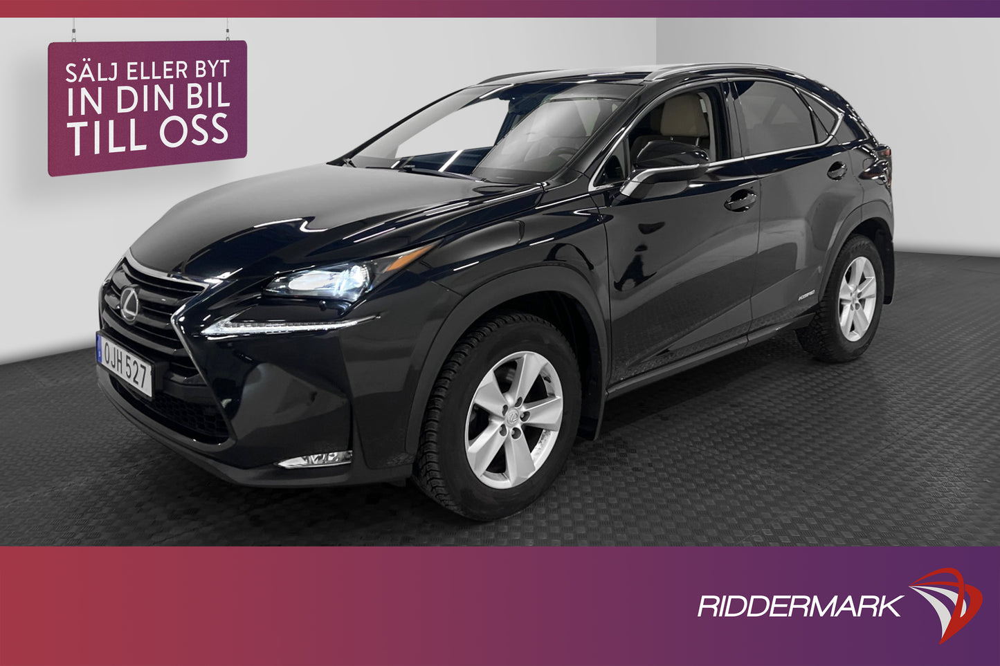 Lexus NX 300h 2.5 E-CVT AWD Skinn B-kamera 1 brukare 197hk