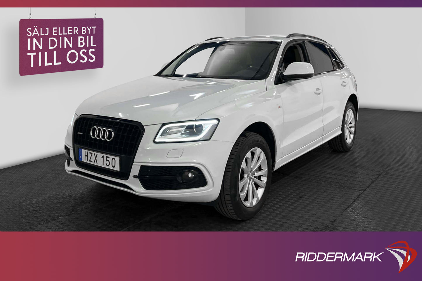 Audi Q5 2.0 TDI 190hk Quattro S-line Dragkrok Halvskinn