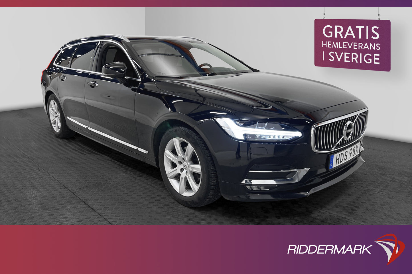 Volvo V90 D3 AWD Inscription D-värm VOC Navi Skinn BLIS Drag