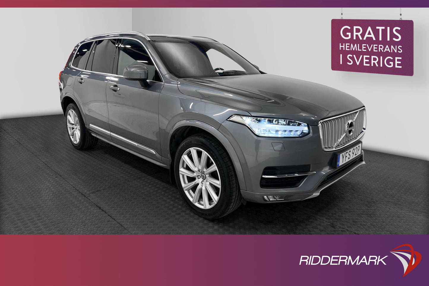 Volvo XC90 D5 AWD Inscription VOC D-värme B-kamera 7-Sits