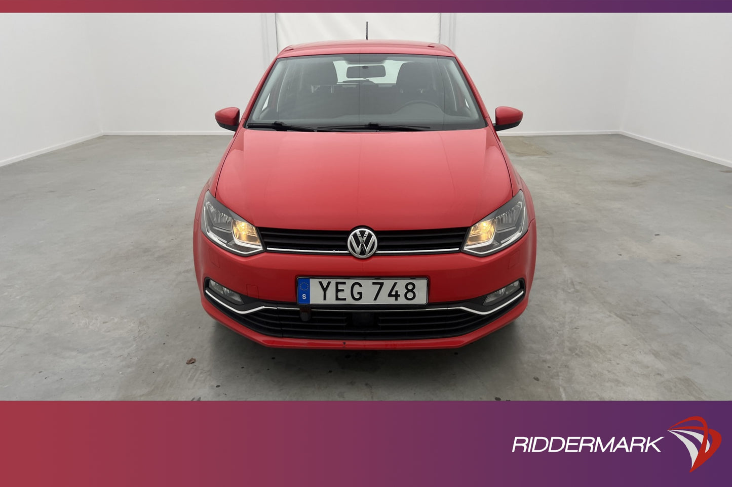 Volkswagen Polo 1.2 TSI 90hk Värmare Bluetooth Låg-Årsskatt