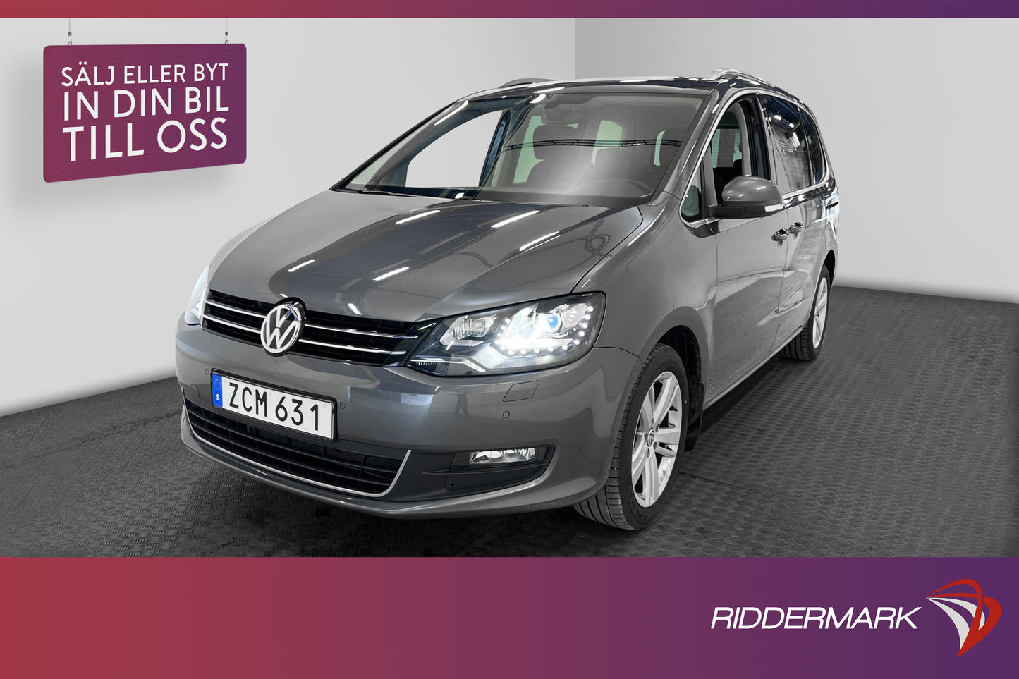 Volkswagen Sharan 2.0 TDI Premium 7-sits Pano Kamera Drag