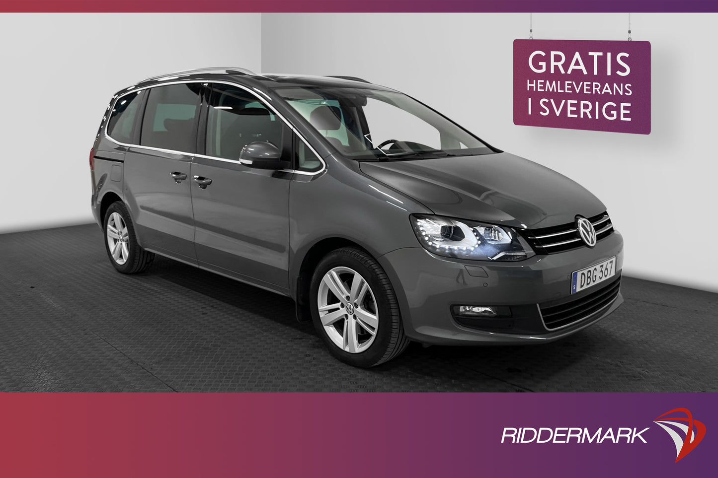 Volkswagen Sharan TDI 150hk Premium 7-Sits Pano El-dörrar