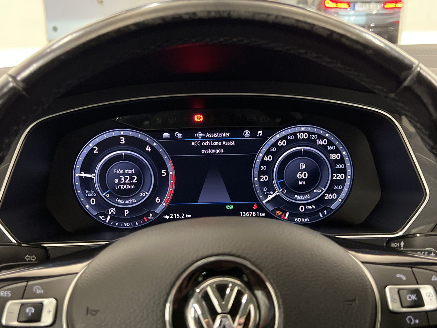 Volkswagen Tiguan TDI 4M R-Line Cockpit Kamera Rattvärm Drag