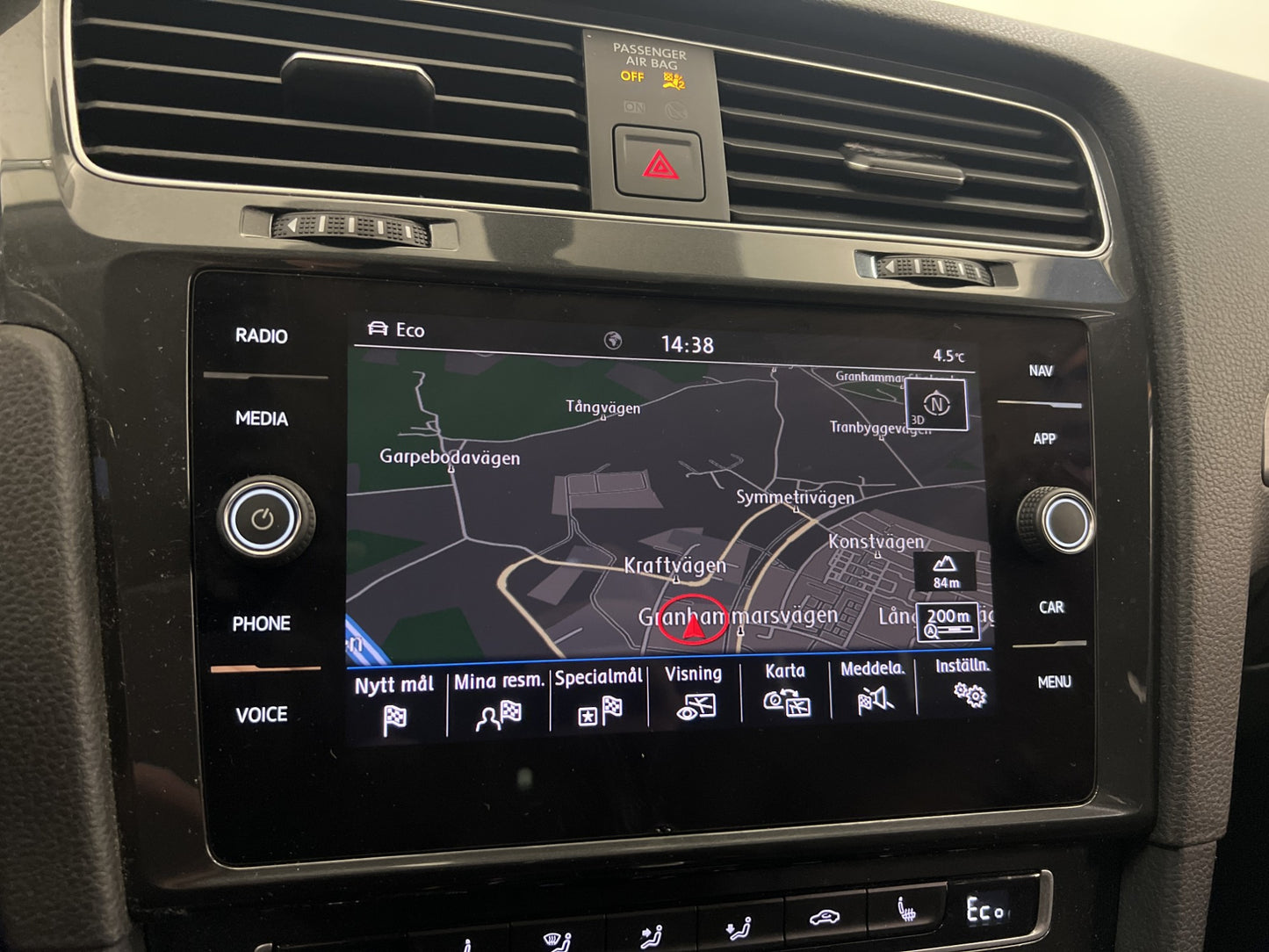 Volkswagen e-Golf 35.8kWh 136hk Cockpit GPS Carplay Sensorer