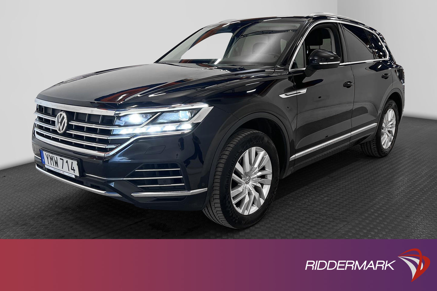 Volkswagen Touareg 4M V6 Värmare Dragpaket Navi Skinn BLIS