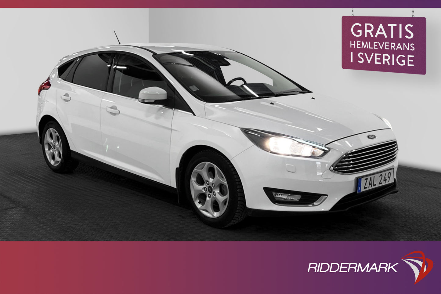 Ford Focus 1.0 EcoBoost 100hk Rattvärme P-sensorer 0,39L/Mil