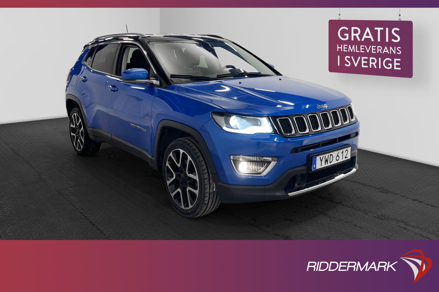 Jeep Compass 1.4 4WD 170hk Limited B-Kamera Navi Beats-ljud