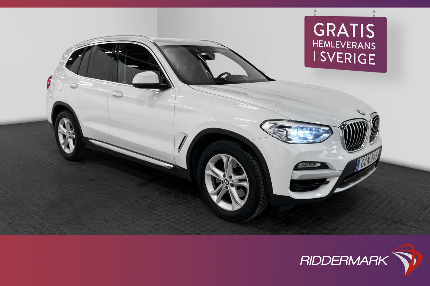 BMW X3 xDrive20i Steptronic 184hk B-Värmare Navigation Drag