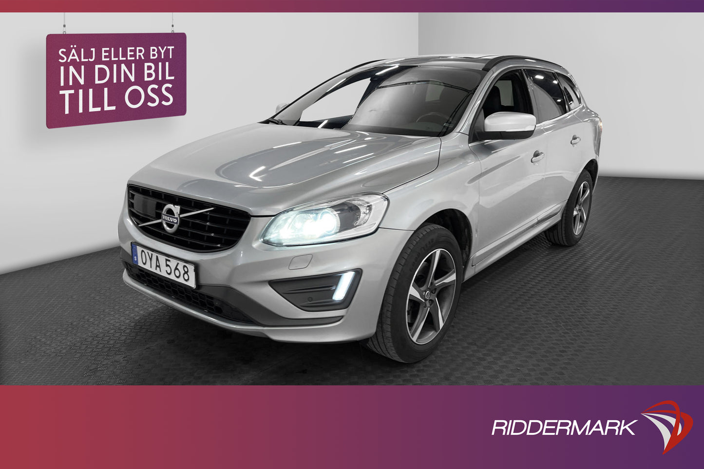 Volvo XC60 D4 220hk AWD R-Design Pano Navi VOC D-värm Drag