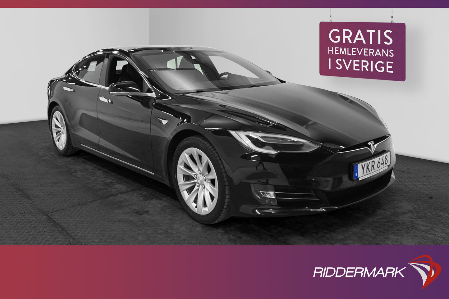 Tesla Model S 75 320hk Svensksåld Autopilot MOMS