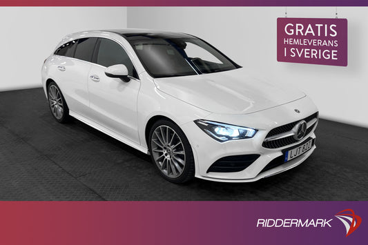 Mercedes-Benz CLA 220 190hk AMG Pano Wide Burm Kamera Drag