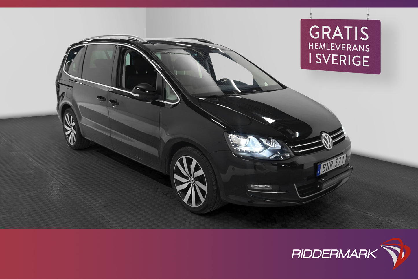 Volkswagen Sharan 2.0 TDI 4Motion 184hk 7-sits Skinn Värmare