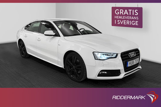 Audi A5 Sportback 1.8 TFSI S-Line Alcantara/Skinn P-sensorer