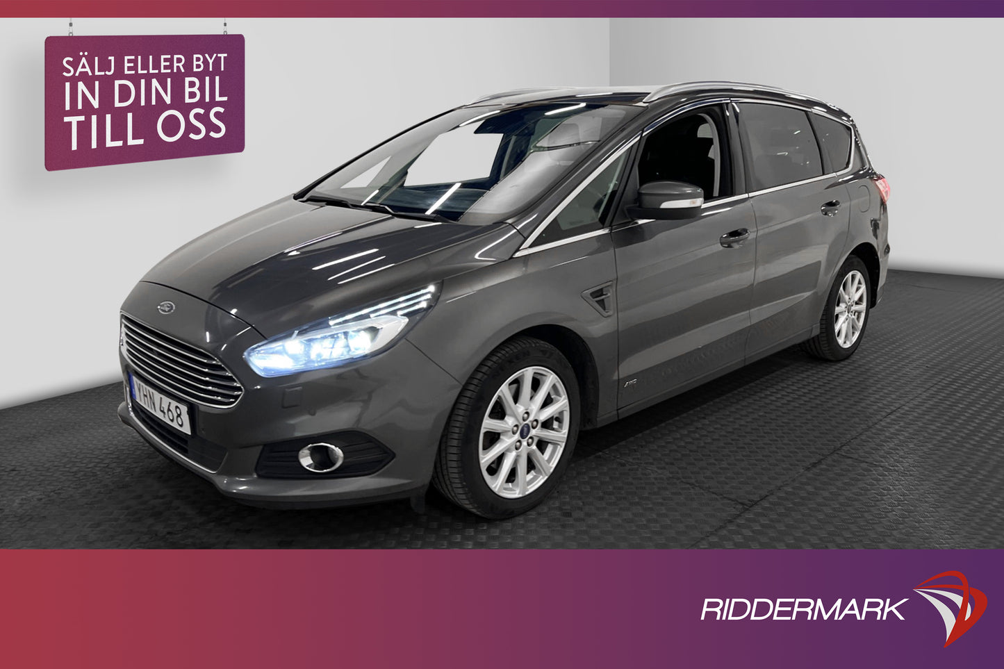 Ford S-Max 2.0 TDCi AWD 180hk 7-sits Värmare Kamera Cockpit