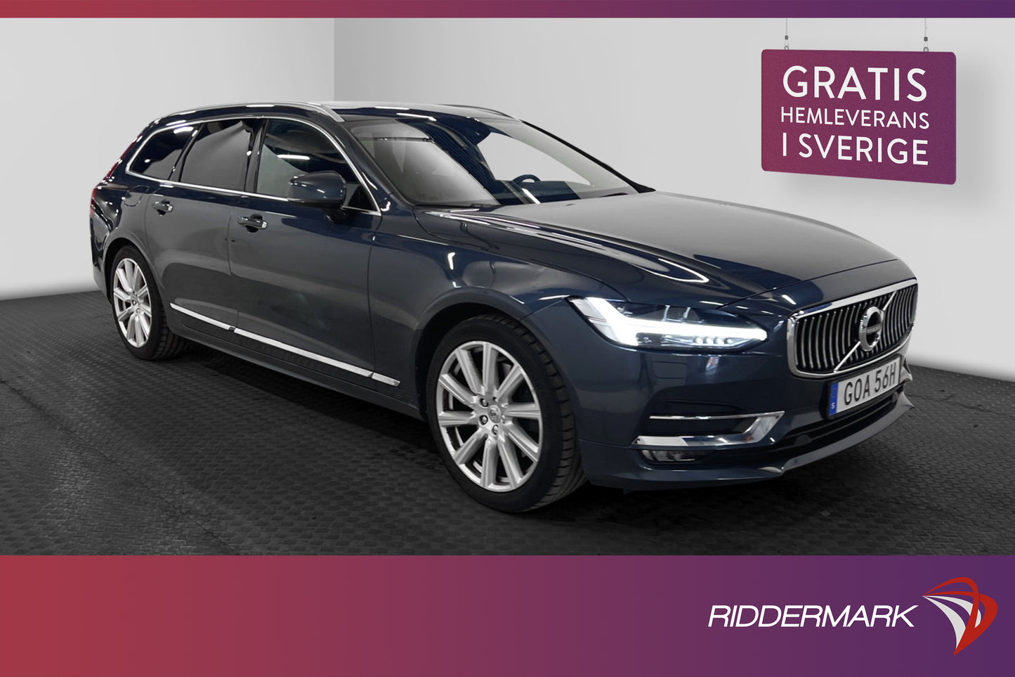 Volvo V90 T4 190hk Inscription Navi Pano Skinn B-Värm VOC