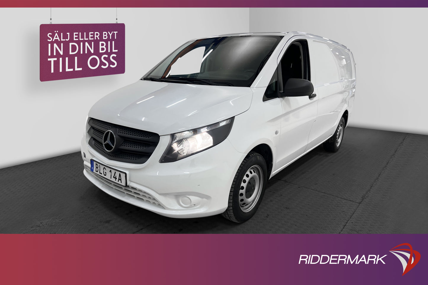 Mercedes-Benz Vito L2 116CDI Värmare Dragkrok B-Kamera Moms