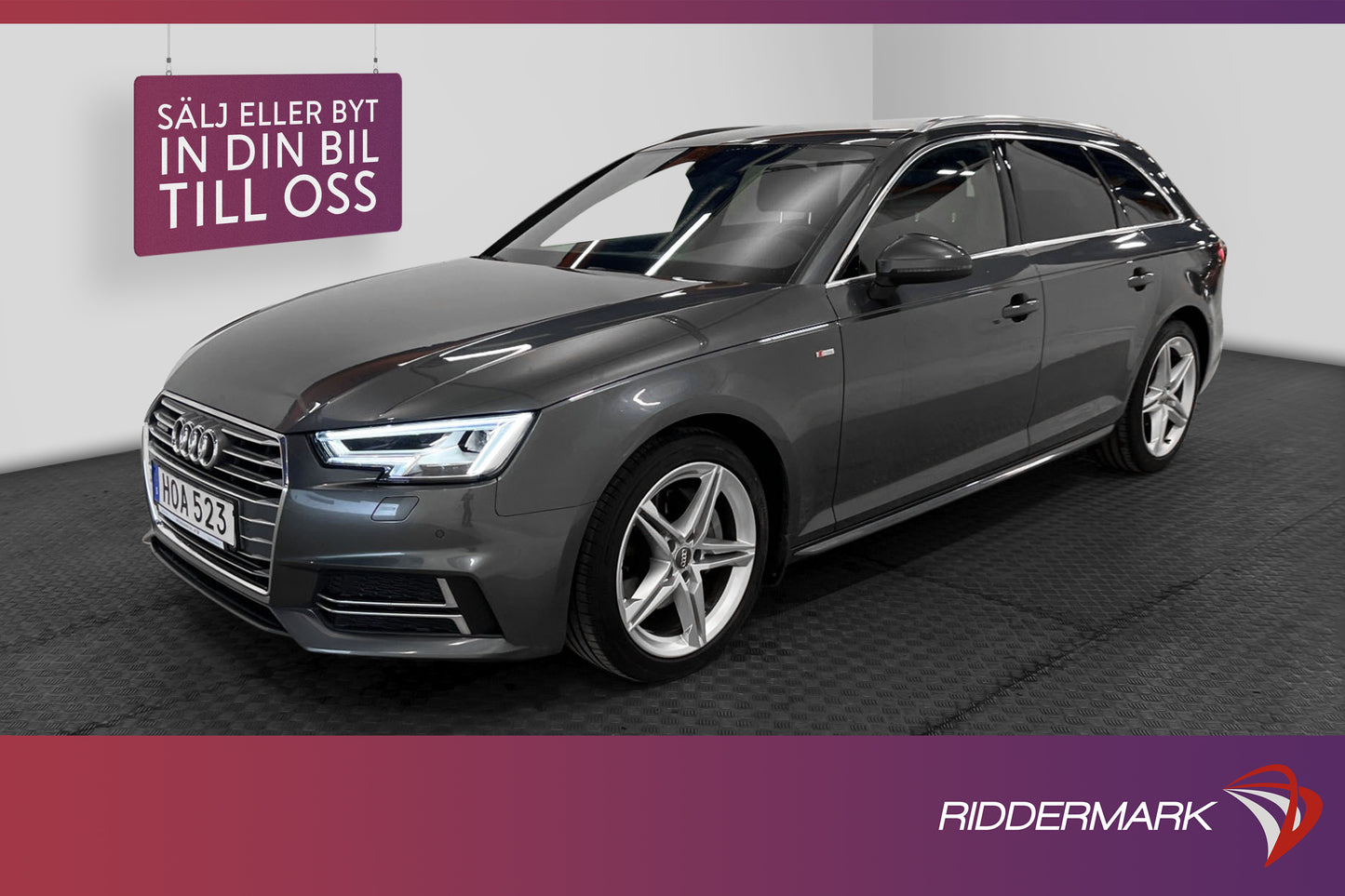 Audi A4  2.0 TDI Q 190hk S-Line Halvskinn P-sensor 2 Brukare