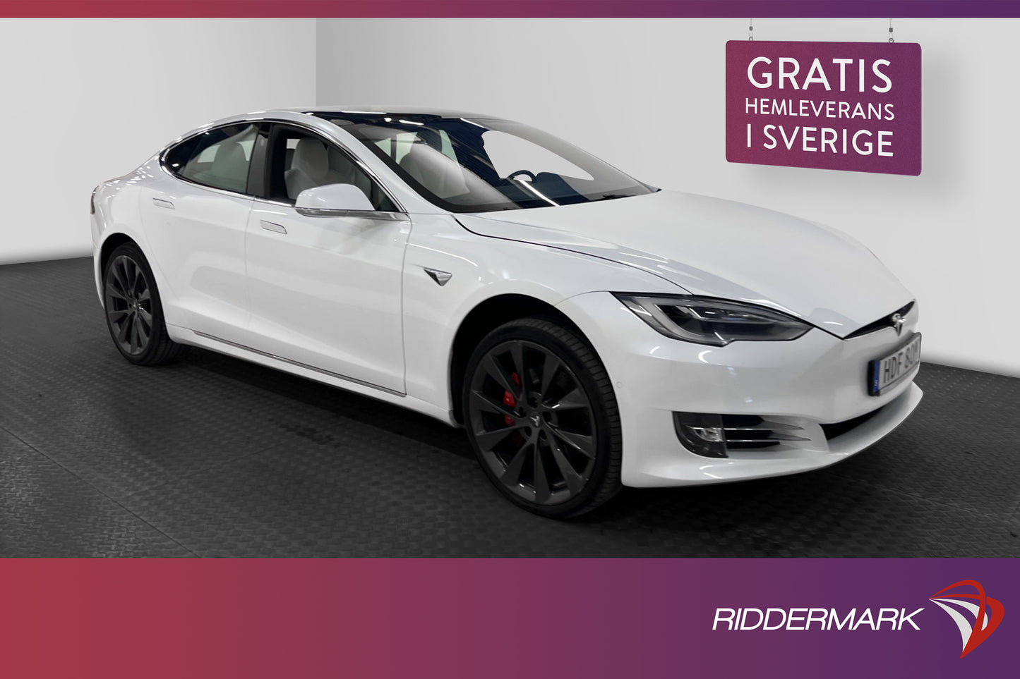 Tesla Model S Performance 761hk Svensksåld Luftfjädring FSD