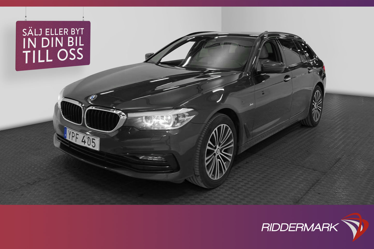 BMW 520d xDrive 190hk Sport line Skinn Navi B-Kamera Drag