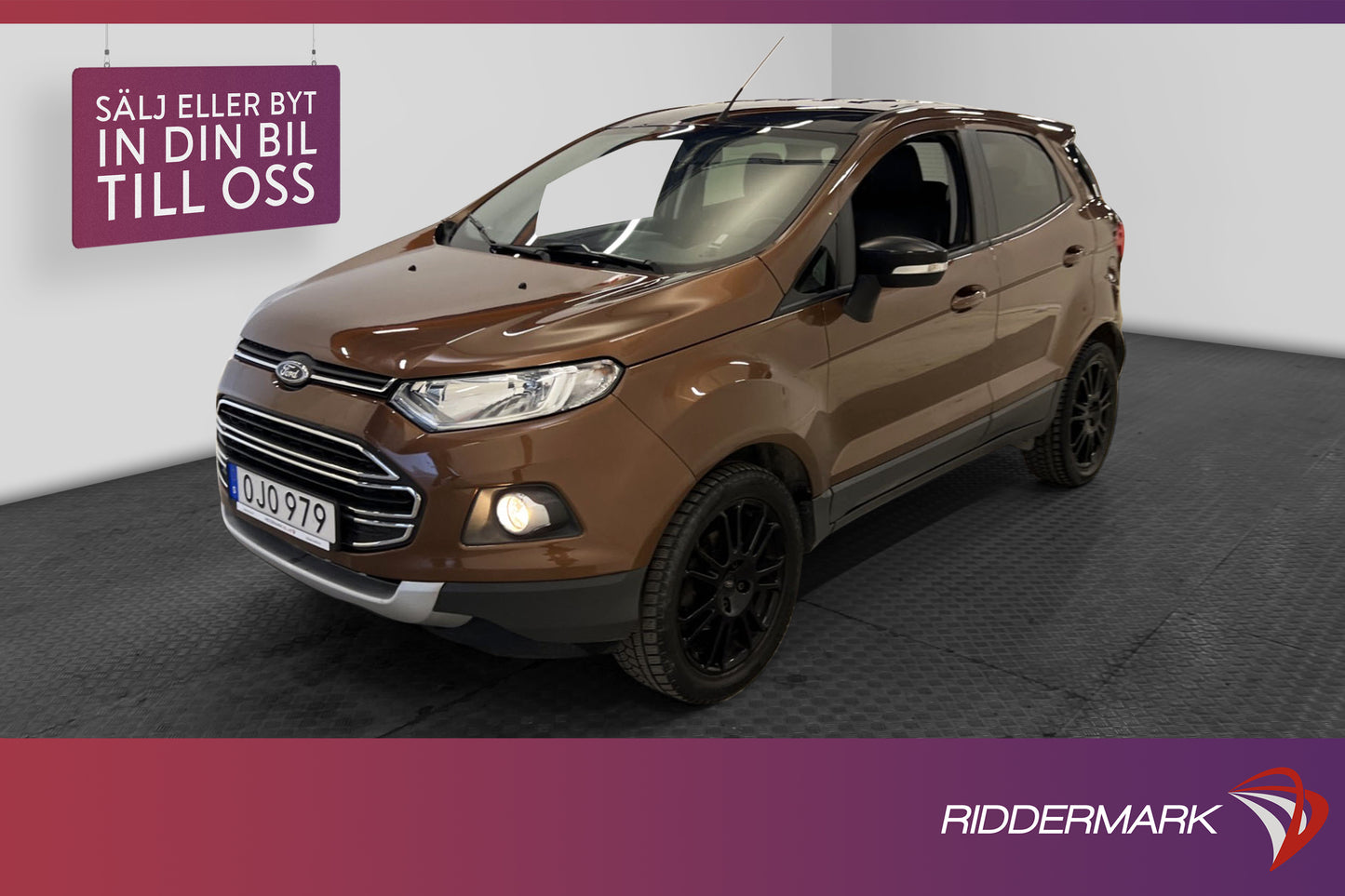 Ford EcoSport 1.0T 140hk Titanium Plus H-Skinn Eu6 Nyservad