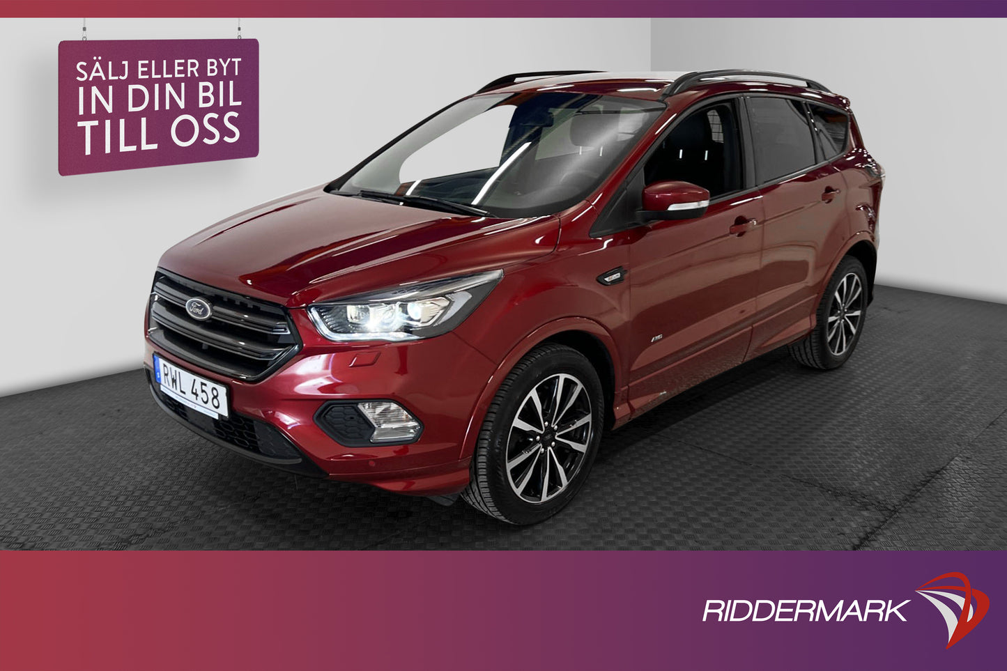 Ford Kuga 2.0 TDCi 150hk AWD ST-line Kamera D-värm Dragkrok