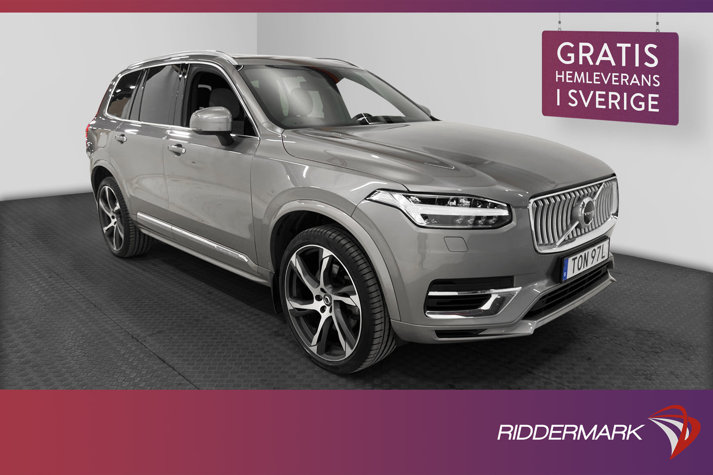 Volvo XC90 T8 AWD Recharge 392hk Inscription Luftfjädri B&W