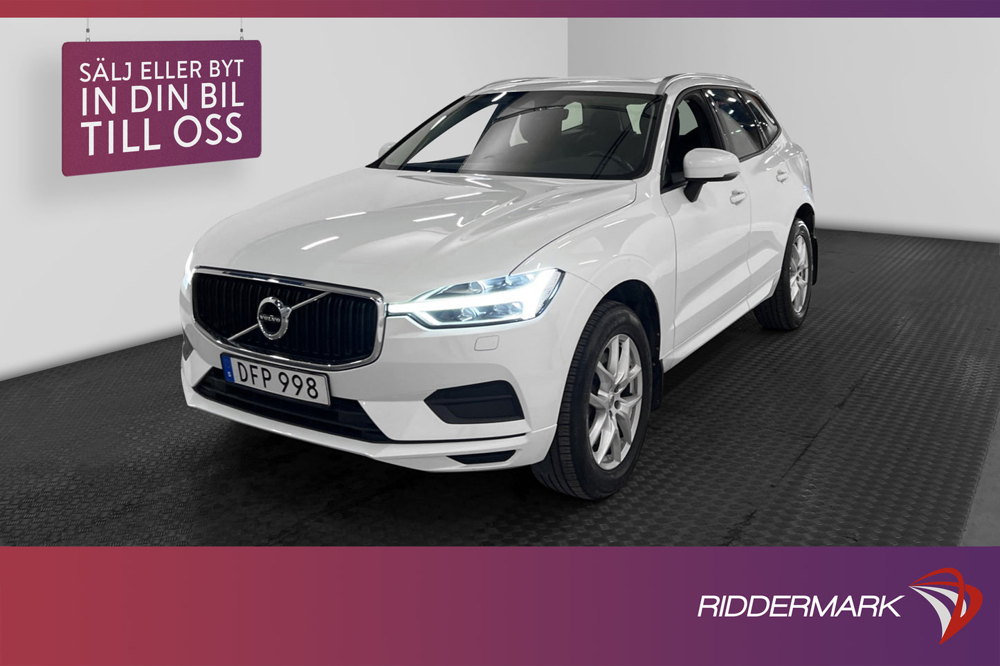 Volvo XC60 D4 AWD 190hk Advanced VOC Pano Kamera Drag Skinn