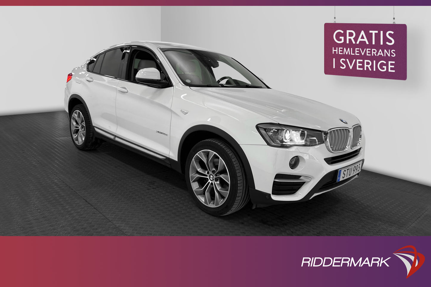 BMW X4 xDrive30d 258hk Steptronic H/K Navi D-värm Skinn Drag