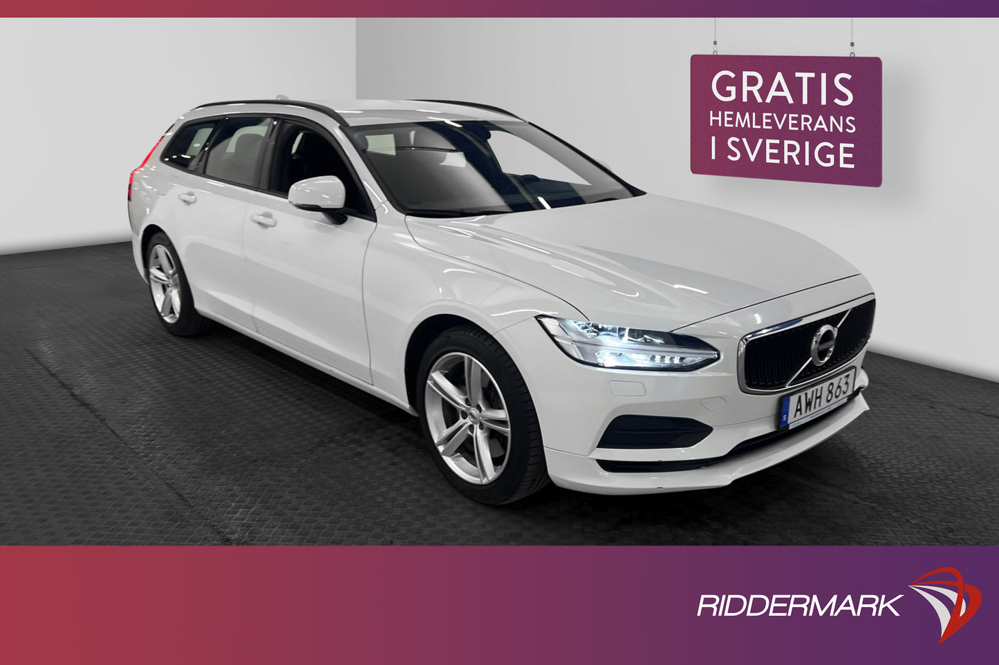 Volvo V90 T4 190hk Kinetic VOC Värmare Drag Carplay Välserv